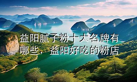 益阳腻子粉十大名牌有哪些，益阳好吃的粉店