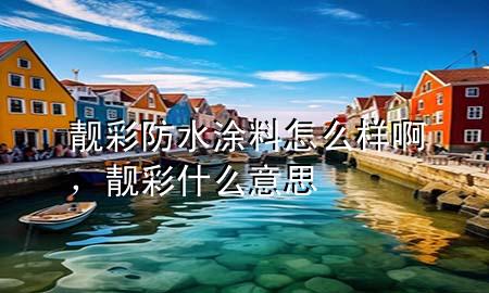 靓彩防水涂料怎么样啊，靓彩什么意思