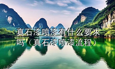 真石漆喷漆有什么要求吗（真石漆喷漆流程）