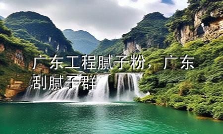 广东工程腻子粉，广东刮腻子群
