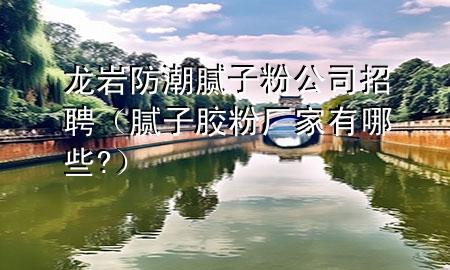 龙岩防潮腻子粉公司招聘（腻子胶粉厂家有哪些?）
