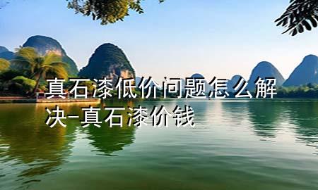 真石漆低价问题怎么解决-真石漆价钱