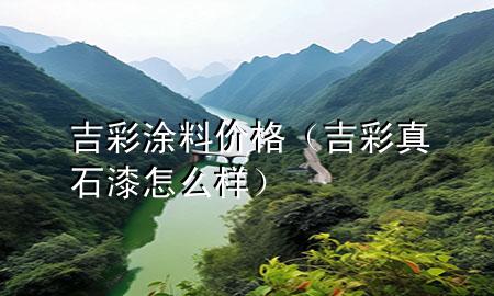 吉彩涂料价格（吉彩真石漆怎么样）