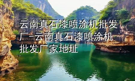 云南真石漆喷涂机批发厂-云南真石漆喷涂机批发厂家地址