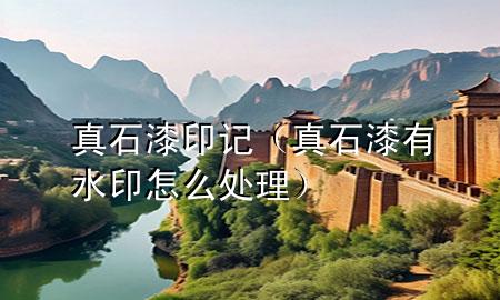真石漆印记（真石漆有水印怎么处理）