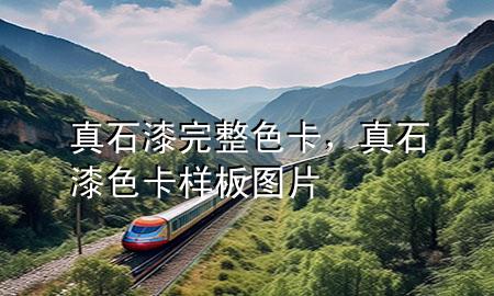 真石漆完整色卡，真石漆色卡样板图片