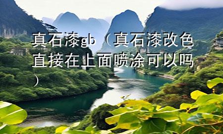 真石漆gb（真石漆改色直接在上面喷涂可以吗）