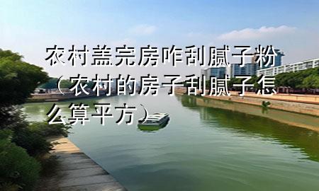 农村盖完房咋刮腻子粉（农村的房子刮腻子怎么算平方）
