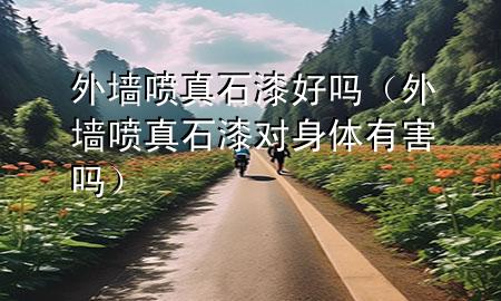外墙喷真石漆好吗（外墙喷真石漆对身体有害吗）