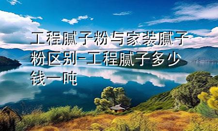 工程腻子粉与家装腻子粉区别-工程腻子多少钱一吨