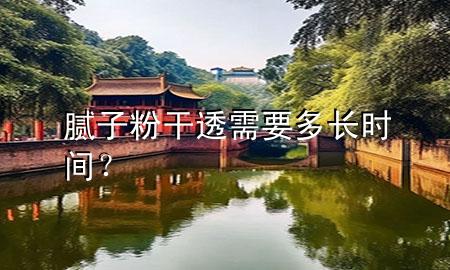 腻子粉干透需要多长时间？