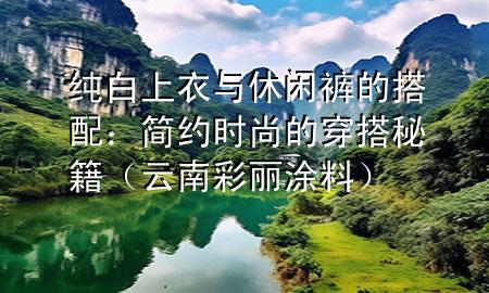 纯白上衣与休闲裤的搭配：简约时尚的穿搭秘籍（云南彩丽涂料）