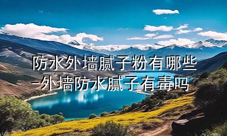 防水外墙腻子粉有哪些-外墙防水腻子有毒吗
