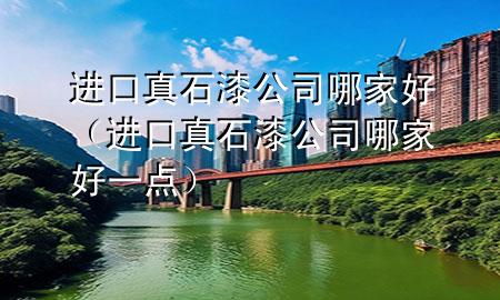 进口真石漆公司哪家好（进口真石漆公司哪家好一点）