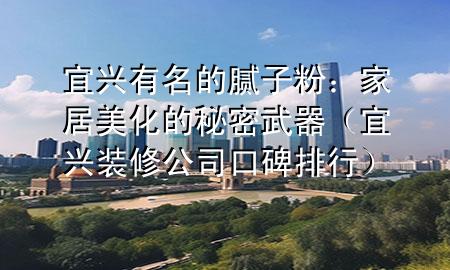 宜兴有名的腻子粉：家居美化的秘密武器（宜兴装修公司口碑排行）