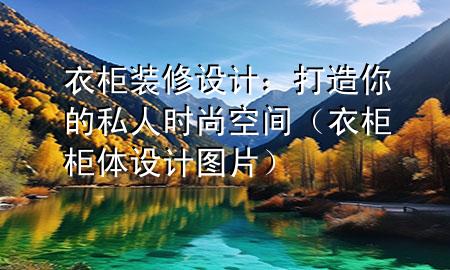 衣柜装修设计：打造你的私人时尚空间（衣柜柜体设计图片）
