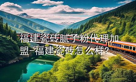 福建瓷砖腻子粉代理加盟-福建瓷砖怎么样?