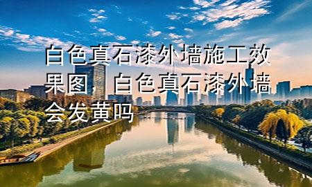 白色真石漆外墙施工效果图，白色真石漆外墙会发黄吗