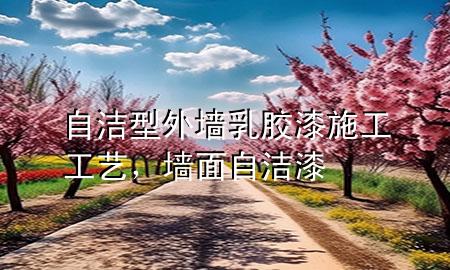 自洁型外墙乳胶漆施工工艺，墙面自洁漆