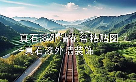 真石漆外墙花盆粘贴图-真石漆外墙装饰