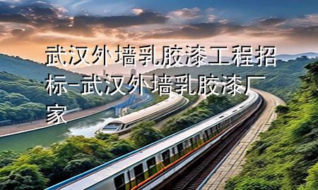 武汉外墙乳胶漆工程招标-武汉外墙乳胶漆厂家