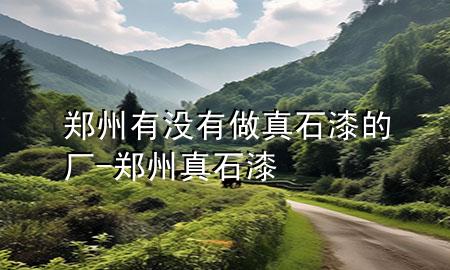 郑州有没有做真石漆的厂-郑州 真石漆