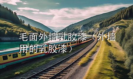毛面外墙乳胶漆（外墙用的乳胶漆）
