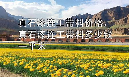 真石漆连工带料价格，真石漆连工带料多少钱一平米