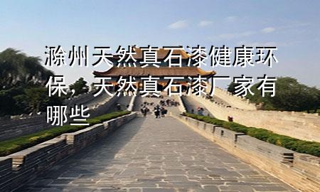 滁州天然真石漆健康环保，天然真石漆厂家有哪些