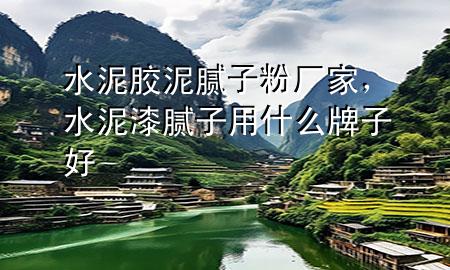 水泥胶泥腻子粉厂家，水泥漆腻子用什么牌子好