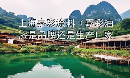 上海嘉彩涂料（嘉彩油漆是品牌还是生产厂家）