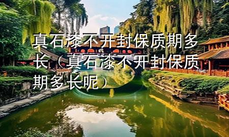 真石漆不开封保质期多长（真石漆不开封保质期多长呢）