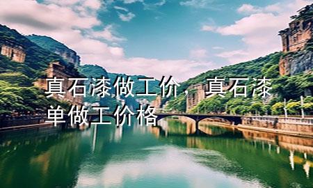 真石漆做工价，真石漆单做工价格