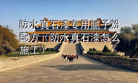 防水真石漆专用腻子粉配方（防水真石漆怎么施工）