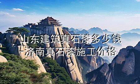 山东建筑真石漆多少钱-济南真石漆施工价格