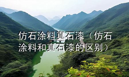 仿石涂料 真石漆（仿石涂料和真石漆的区别）