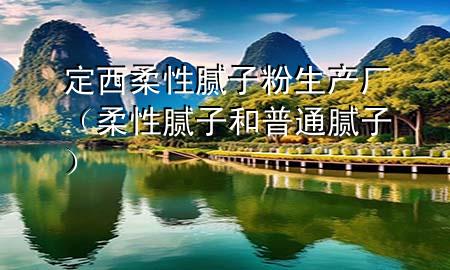 定西柔性腻子粉生产厂（柔性腻子和普通腻子）