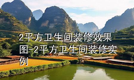 2平方卫生间装修效果图-2平方卫生间装修实例