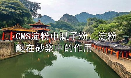 CMS淀粉中腻子粉，淀粉醚在砂浆中的作用