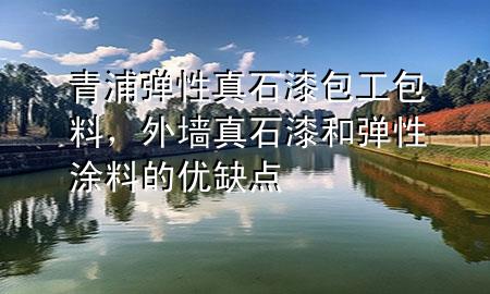 青浦弹性真石漆包工包料，外墙真石漆和弹性涂料的优缺点