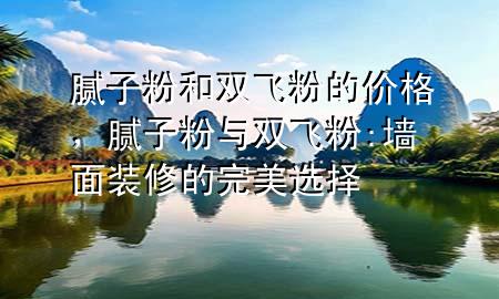 腻子粉和双飞粉的价格，腻子粉与双飞粉:墙面装修的完美选择
