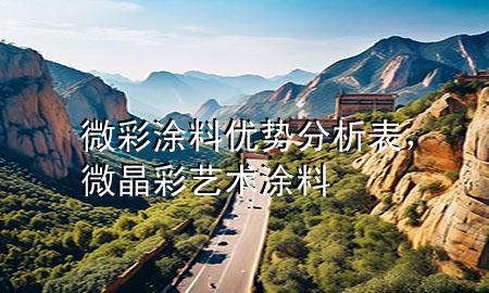 微彩涂料优势分析表，微晶彩艺术涂料