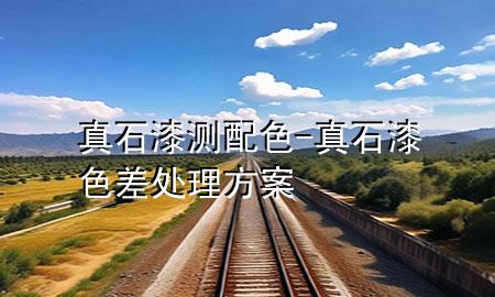 真石漆测配色-真石漆色差处理方案