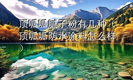 顶呱呱腻子粉有几种（顶呱呱防水涂料怎么样）
