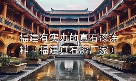 福建有实力的真石漆涂料（福建真石漆厂家）