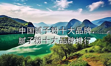 中国腻子粉十大品牌，腻子粉十大品牌排行