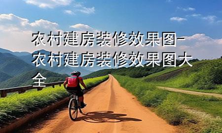 农村建房装修效果图-农村建房装修效果图大全
