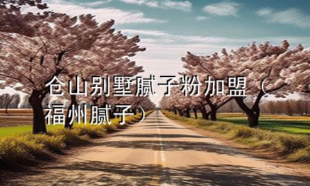 仓山别墅腻子粉加盟（福州腻子）