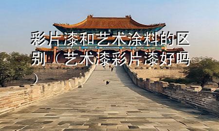 彩片漆和艺术涂料的区别（艺术漆彩片漆好吗）
