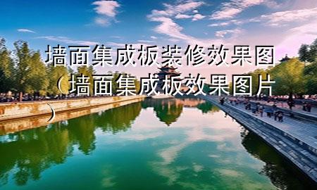 墙面集成板装修效果图（墙面集成板效果图片）